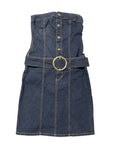 Vintage Y2K Baby Phat Denim Strapless Dress