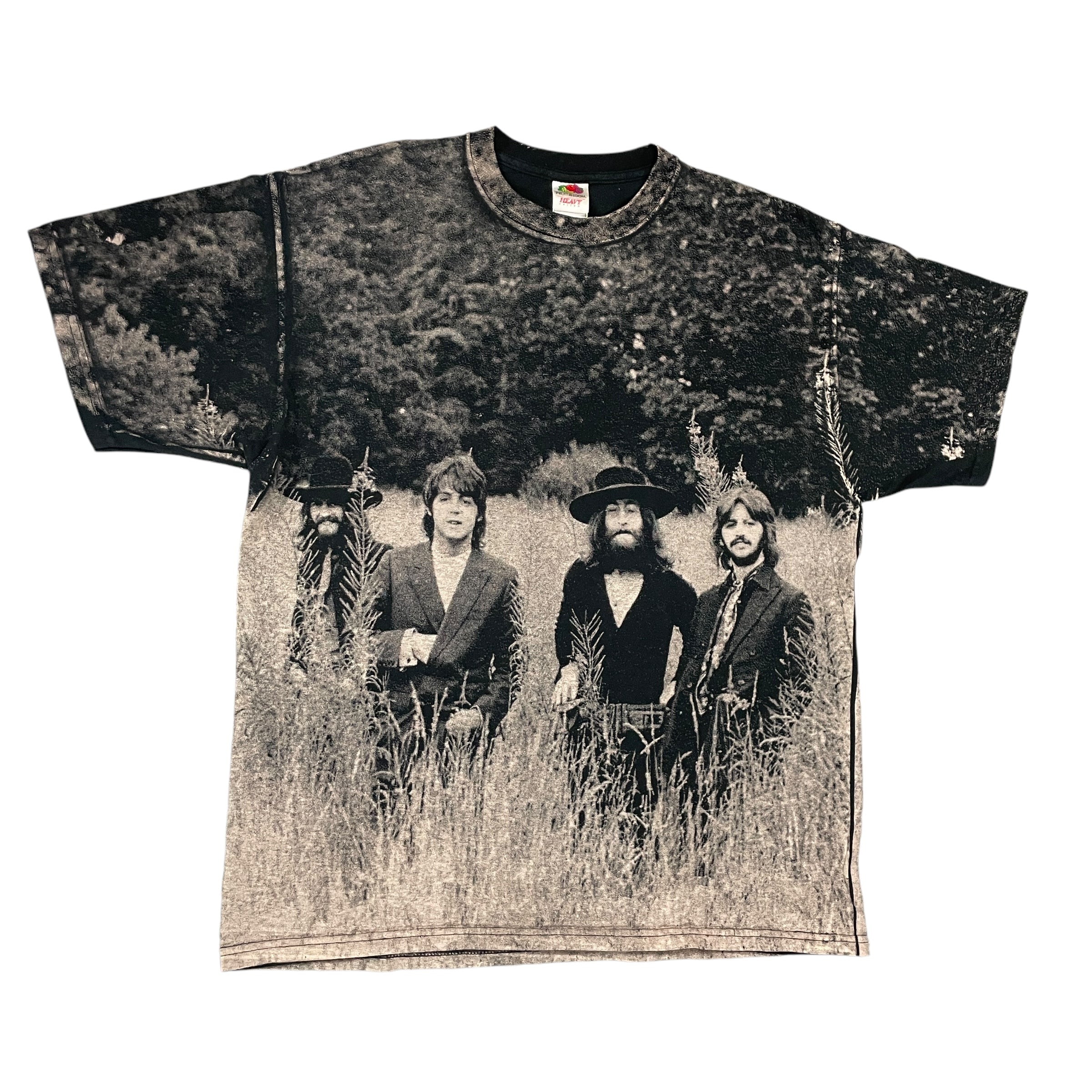 90s The Beatles AOP Vintage Band T-Shirt 1995 – Black Market Vintage