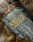 Mid-Century Vintage Mink Coat Made in Canada