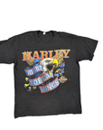 80s Harley Davidson "Right To Bear Wings" Fun Wear Single Stitch Biker T-Shirt