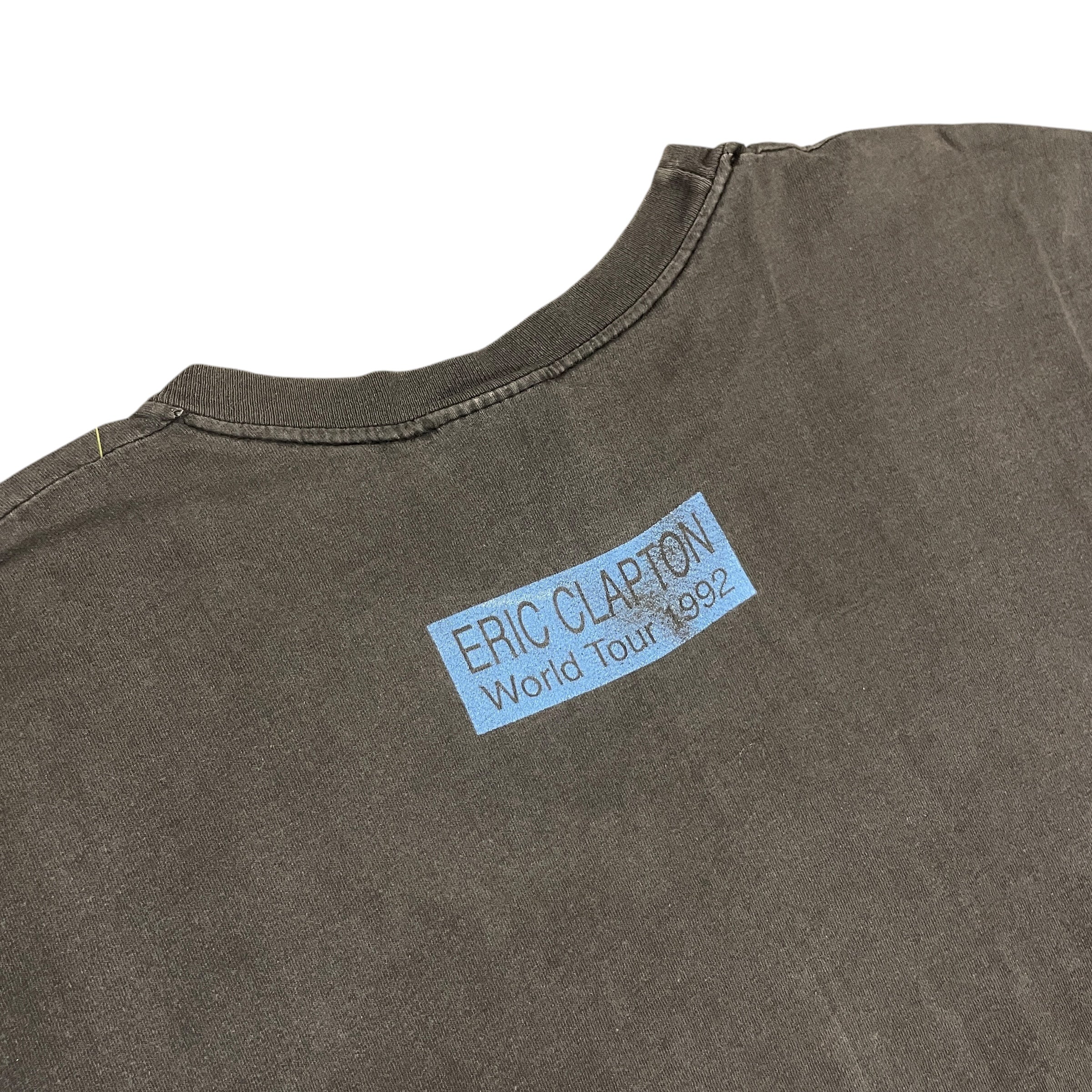 1992 Tour Eric Clapton Vintage 90s Band T-Shirt Made in USA