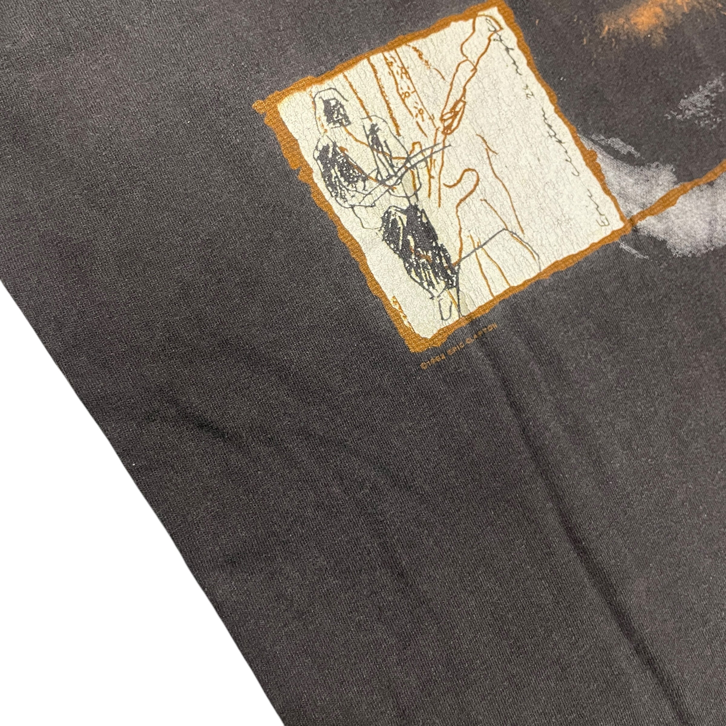 1992 Tour Eric Clapton Vintage 90s Band T-Shirt Made in USA