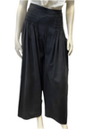 Chanel Spring '03 Vintage Designer Denim Palazzo Pleated Trousers Made in France Size 31"