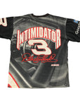 Dale Earnhardt "Intimidator" Vintage All Over Print T-Shirt Made in USA Nutmeg