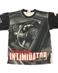 Dale Earnhardt "Intimidator" Vintage All Over Print T-Shirt Made in USA Nutmeg