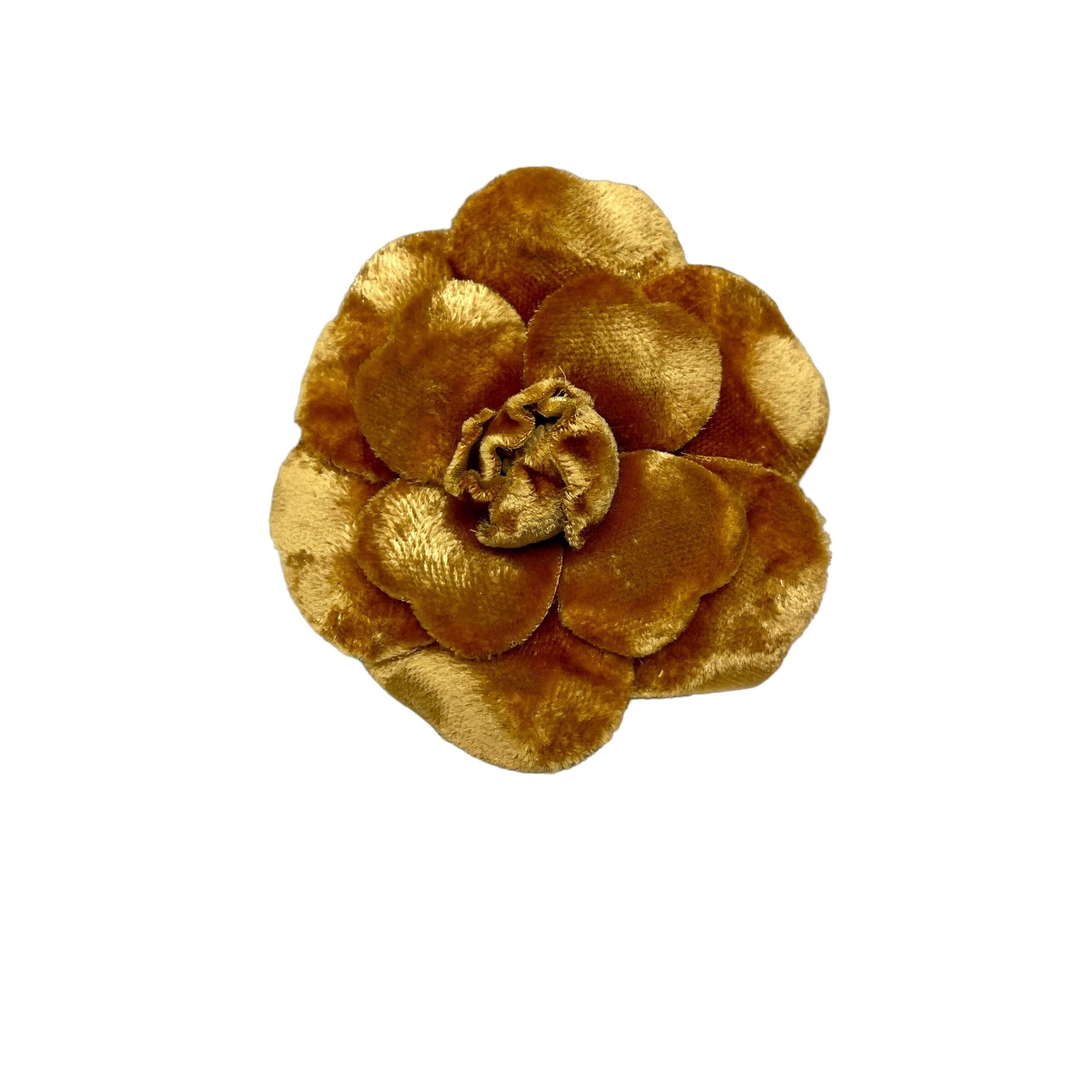 *Chanel Mustard Brooch Black Market Vintage 