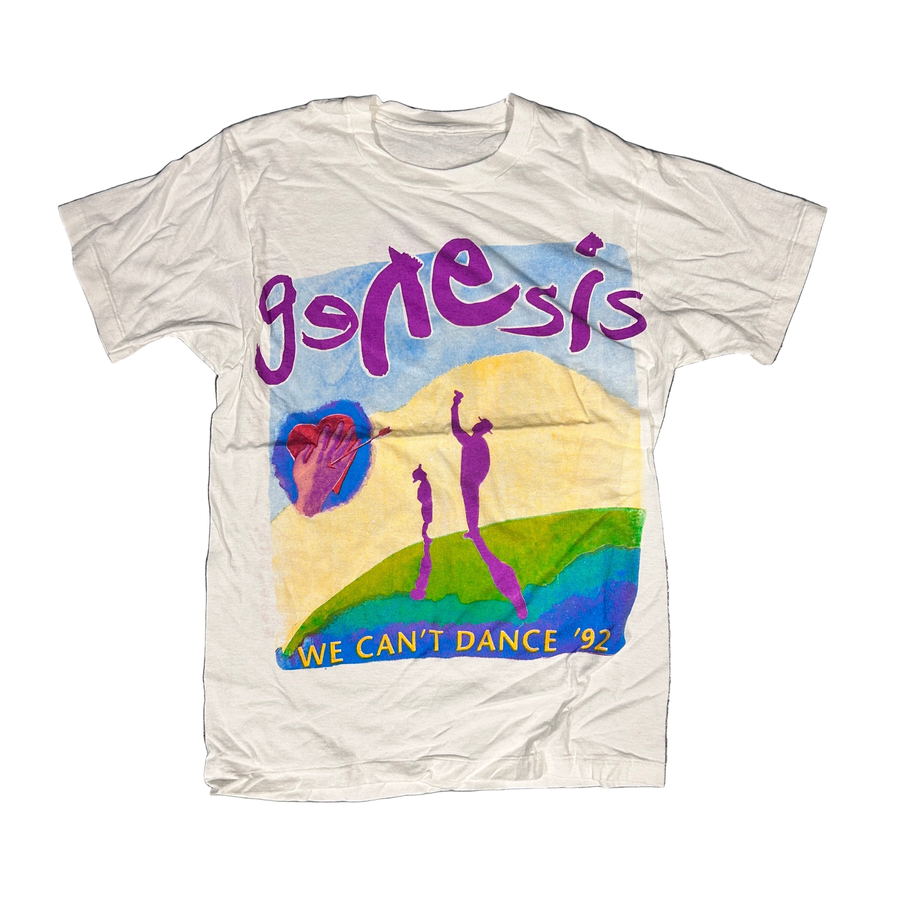 Genesis Tour 92 Tシャツ Vintage 1992 Genesis World Tour Band T-shirt Mens XL Single