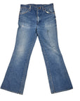 70s Wrangler Flared Jeans Made in USA Talon Zipper
