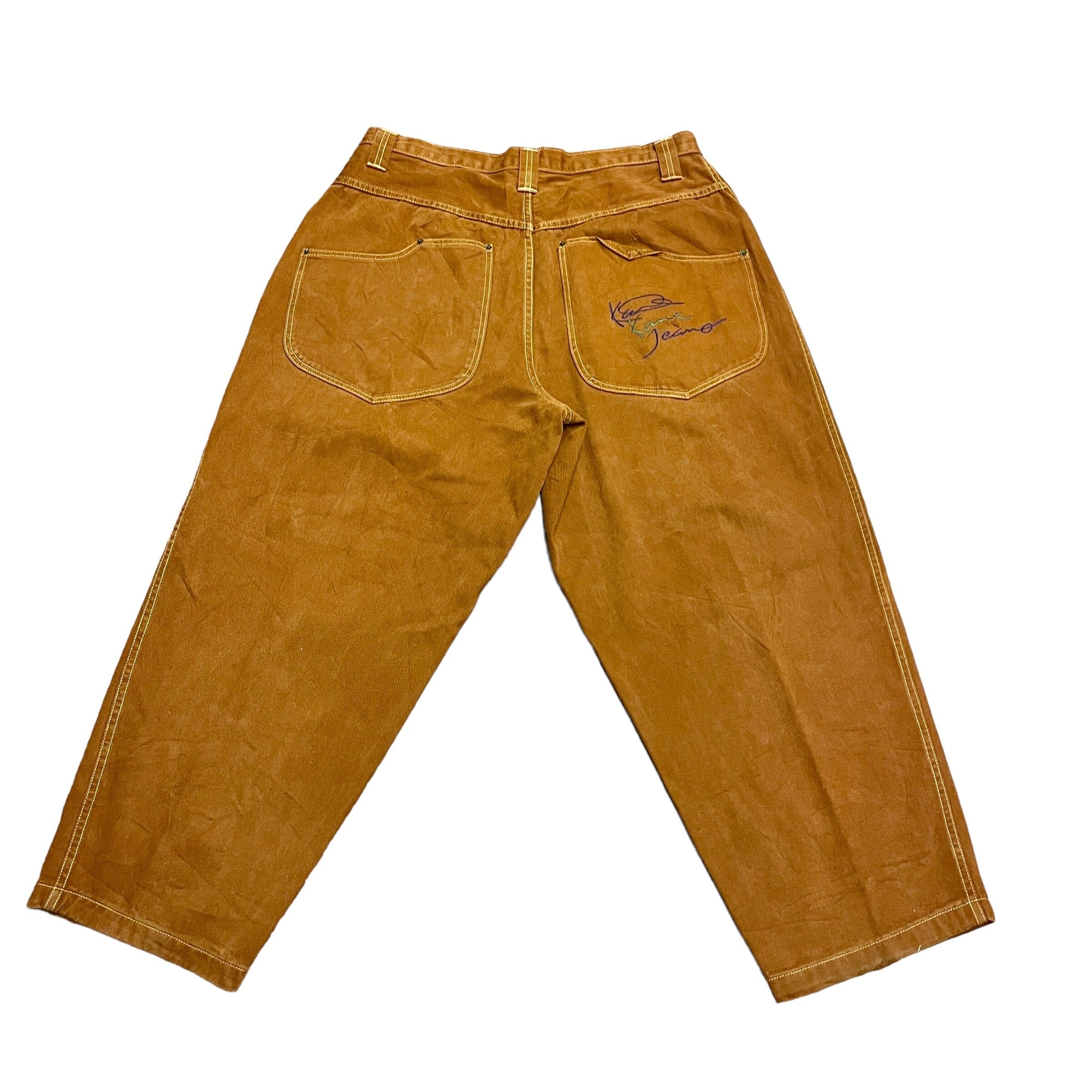 *Karl Kani Jeans Brown Black Market Vintage 