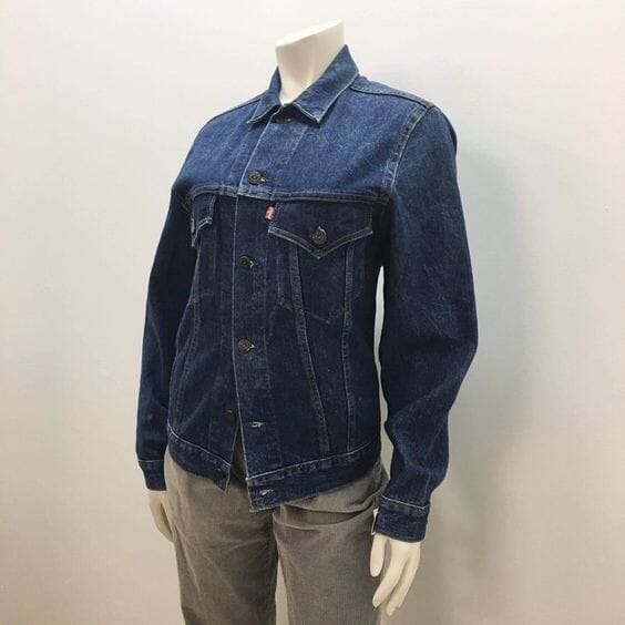Levi’s Denim Trucker - Red - M Levi's® ORIGINAL TRUCKER - Denim jacket - script red trucker