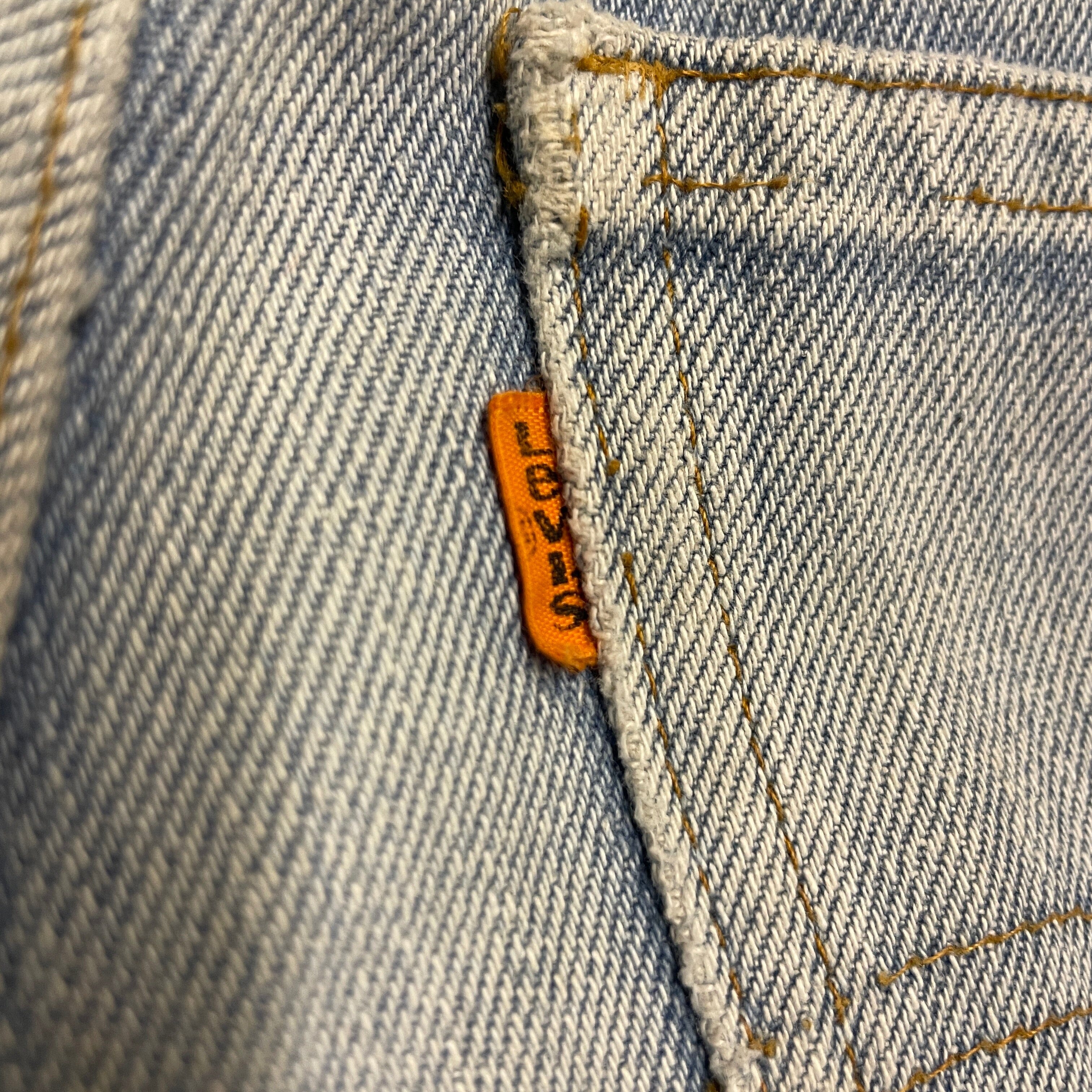 70s Levi s Orange Tab Vintage Denim Jeans Size 27