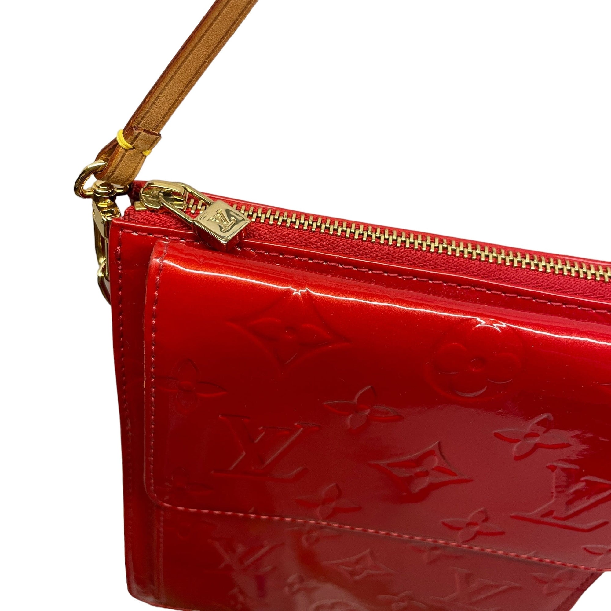 *Louis Vuitton Red Purse Black Market Vintage 