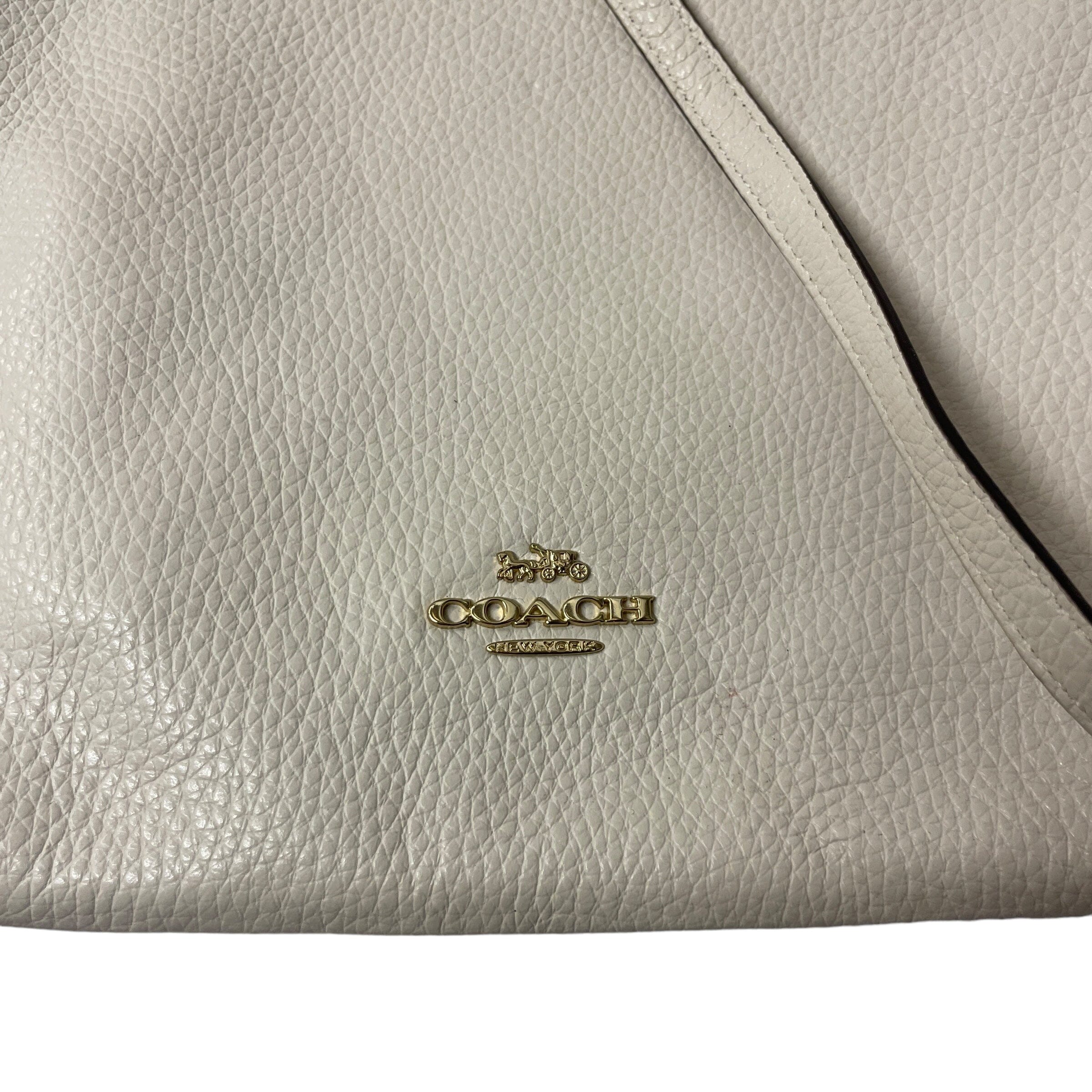 Cream coach wallet sale