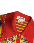 80s Hermes Designer Silk "Cirque Mollier Carre" Scarf Top Made In France