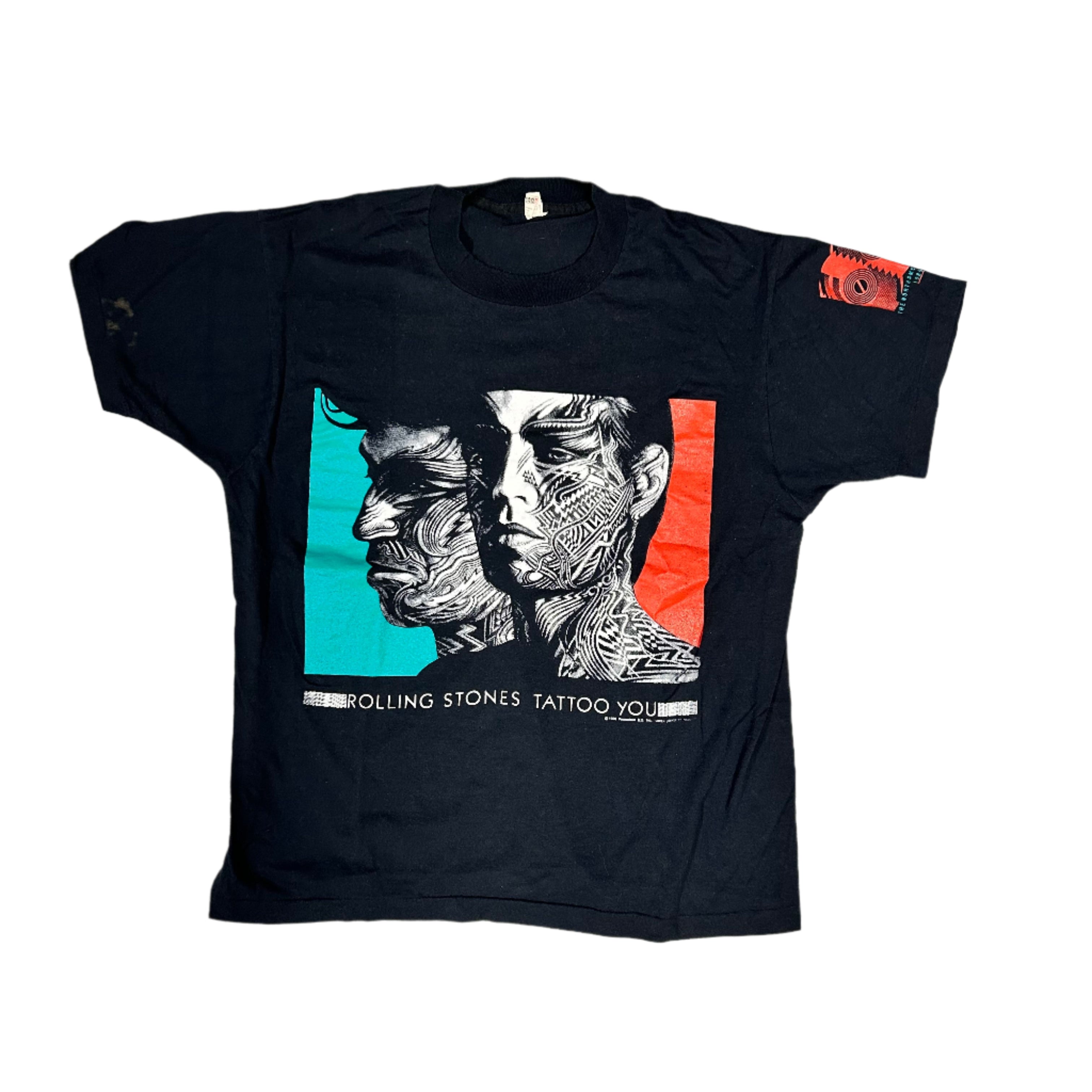 1981年 ローリング ストーンズ Tattoo You コンサート T シャツ