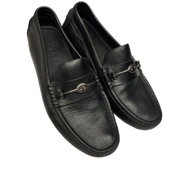 Vintage Designer Coach Leather Logo Men's Driving Loafers Accessories Black Market Vintage 
