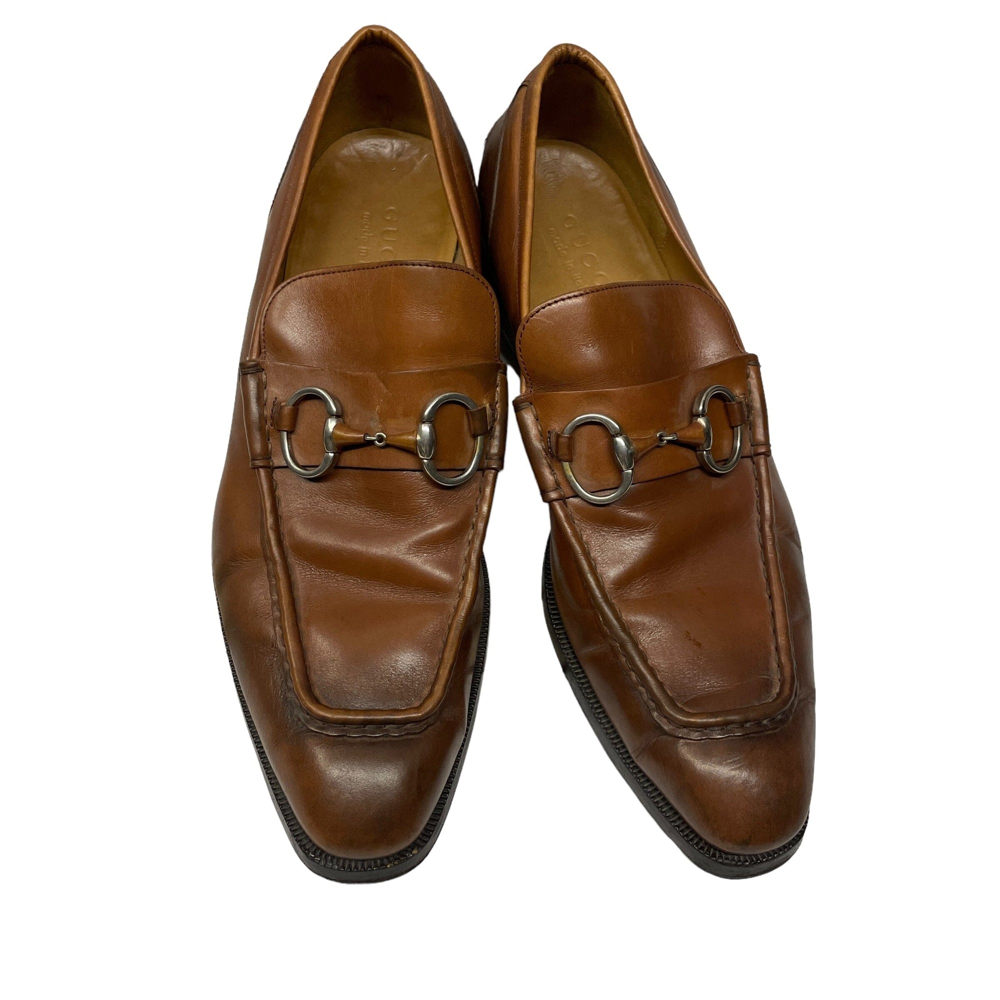 Vintage Designer Gucci Men's Leather Horsebit Loafers Made in Italy Accessories Black Market Vintage 