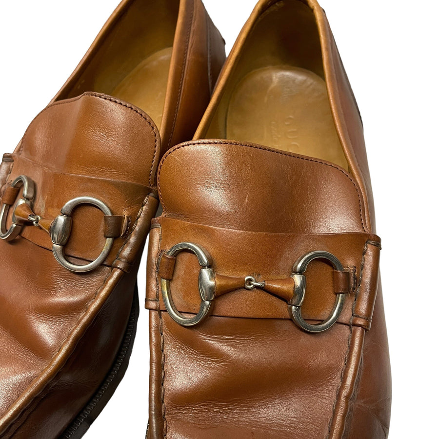Vintage Designer Gucci Men's Leather Horsebit Loafers Made in Italy Accessories Black Market Vintage 