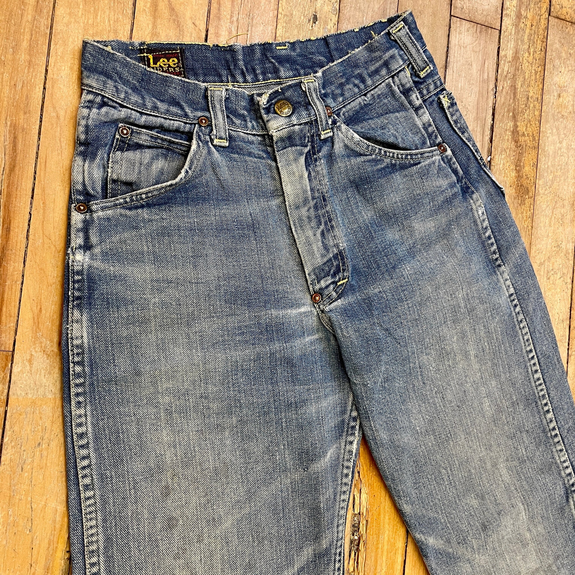 1950s Union Made in USA Lee Riders True Vintage Blue Jeans Bottoms Public Butter 