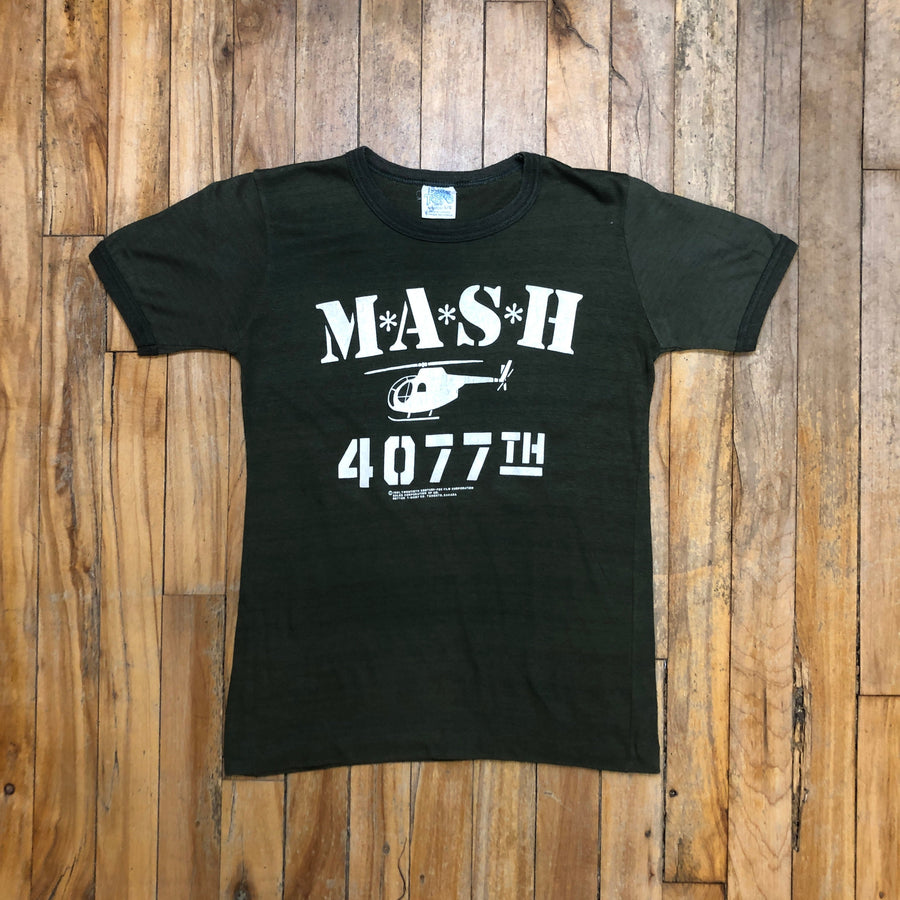 1981 M*A*S*H Made In Canada MASH Vintage Single Stitch Graphic T-Shirt Size Youth L T-Shirts Public Butter 