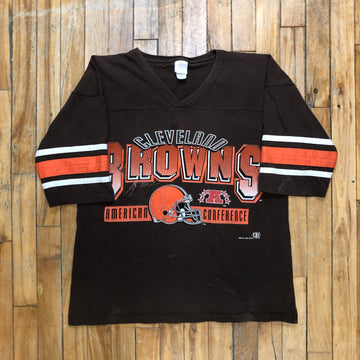 1994 Cleveland Browns American Conference T-Shirt Made In USA Size Medium T-Shirts Black Market Toronto 