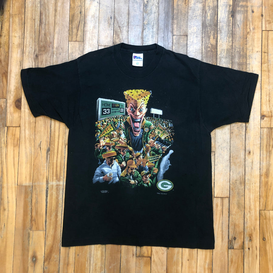 1995 Green Bay Packer Vintage Made In USA T-Shirt Size Large T-Shirts Black Market Toronto 