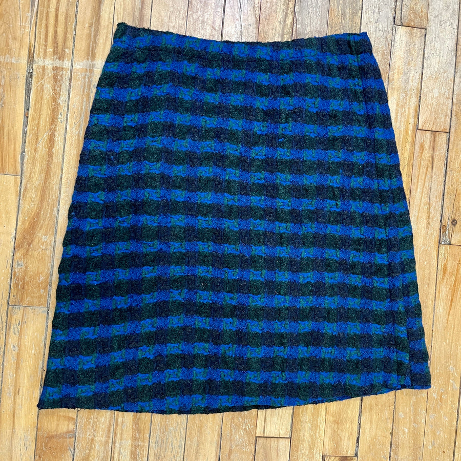 2011 Vintage Marni Designer Tweedy Wool Skirt 34