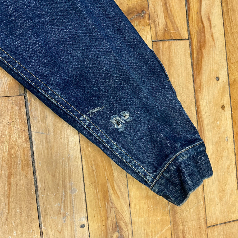 60s GWG Dark Wash Union Made in Canada Vintage Denim Jean Jacket Size M Tops Public Butter 