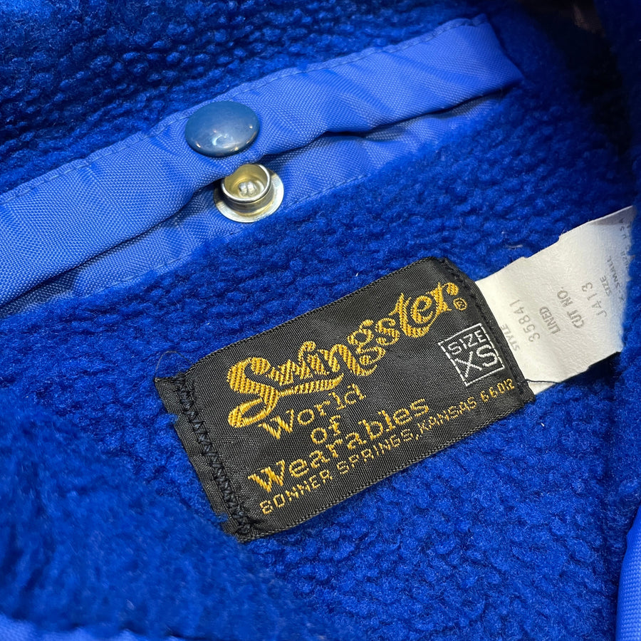 70s Chicago Blackhawks Mega Patched Vintage Nylon Windbreaker Made In USA Size XS Jackets & Coats Public Butter 