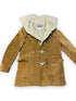 70s Schott Suede & Shearling Vintage Toggle Coat Tops Public Butter 