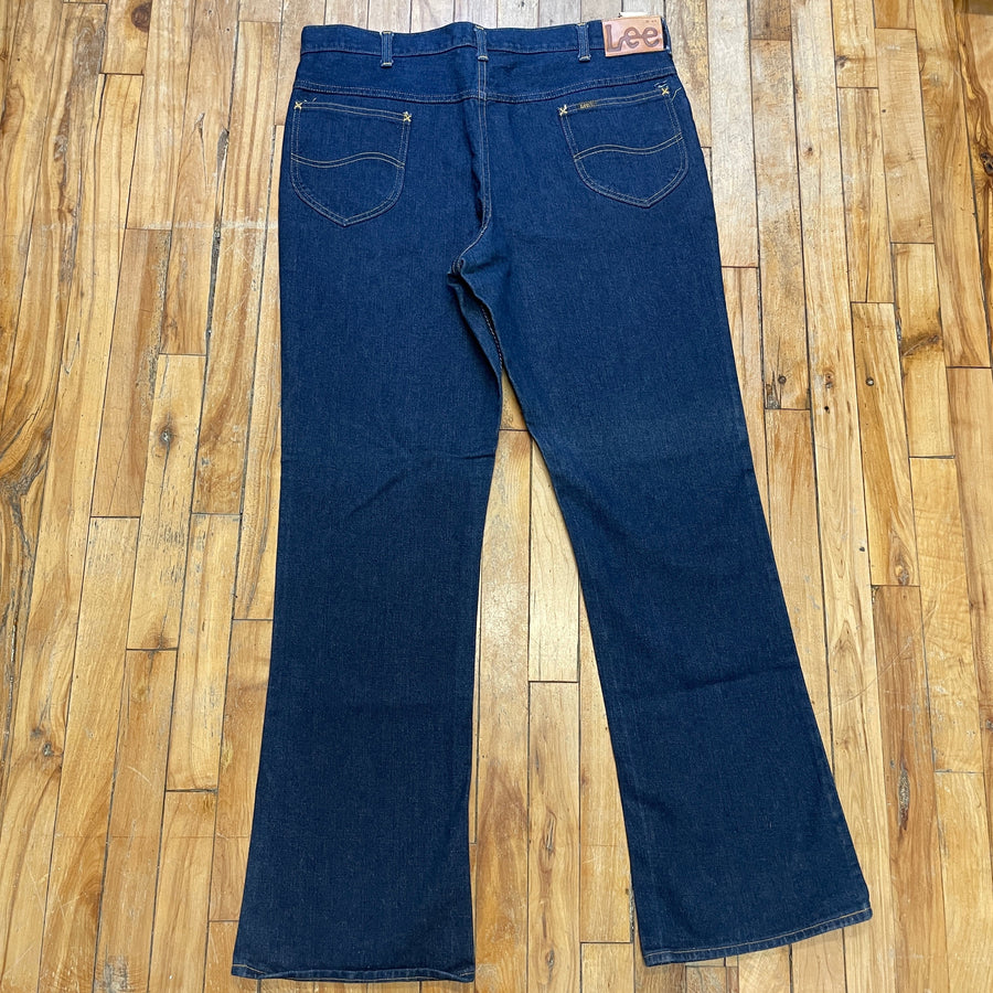 Amazing Deadstock Vintage Lee Deep Wash Jeans Union Made in Canada