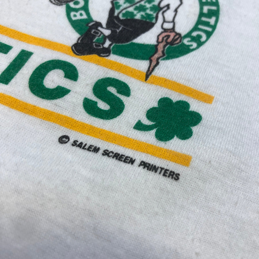 Boston Celtics Green Stuff Single Stitch Made in USA Vintage Graphic T-Shirt Size M T-Shirts Public Butter 