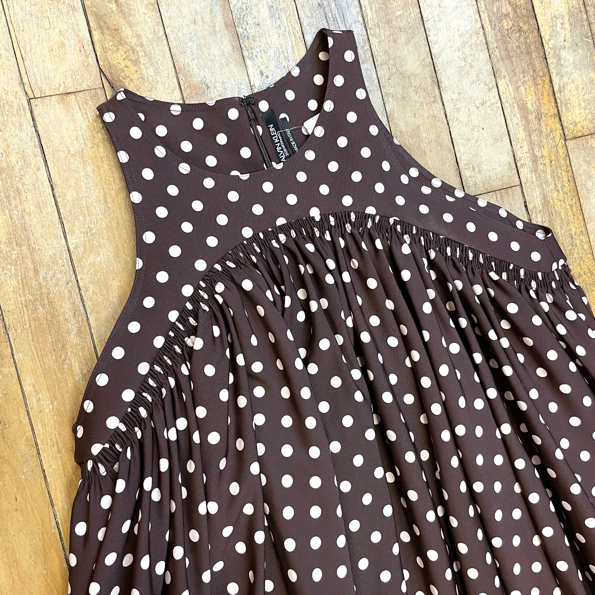 @Calvin Klein Vintage Designer Dress Size Tops Public Butter 