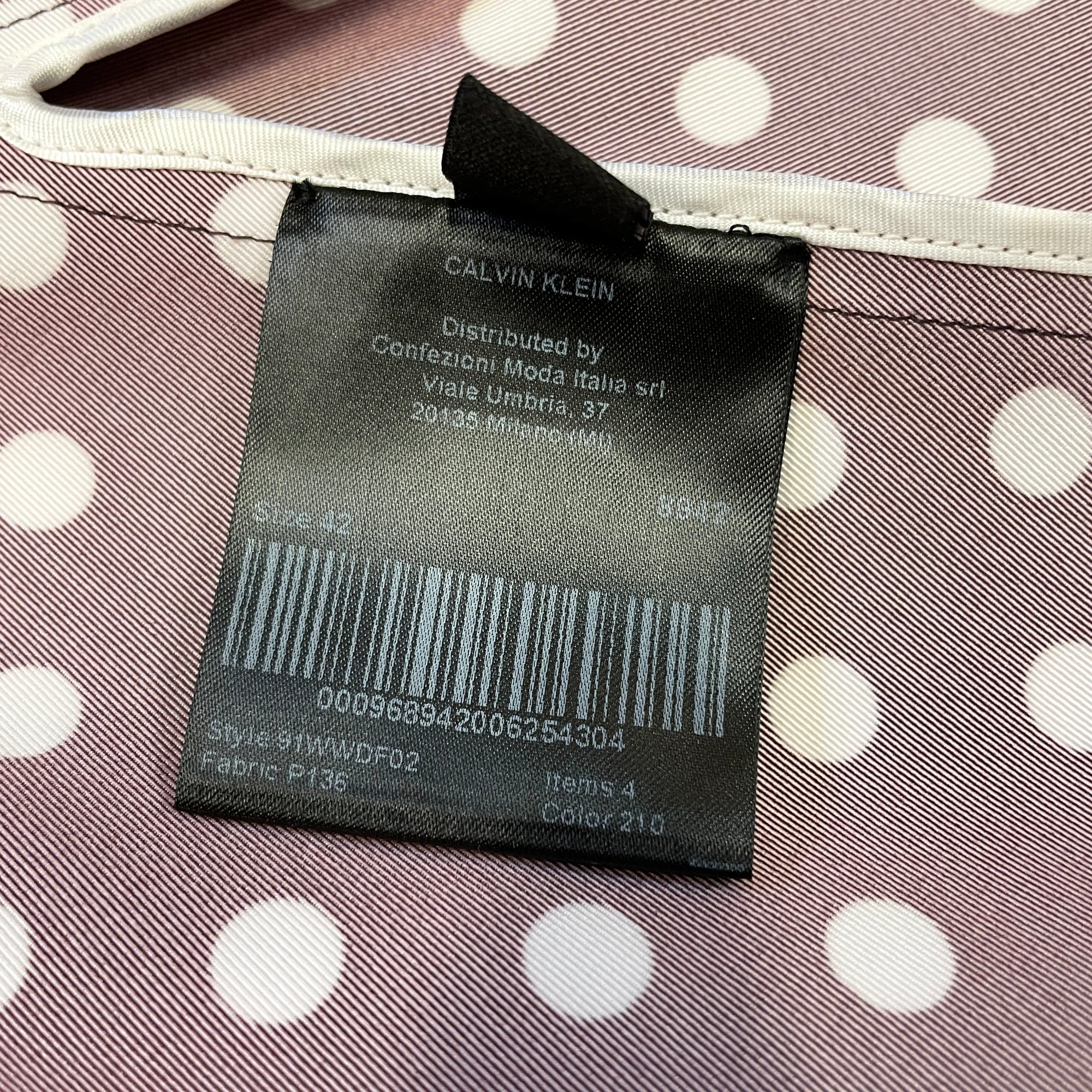 @Calvin Klein Vintage Designer Dress Size Tops Public Butter 