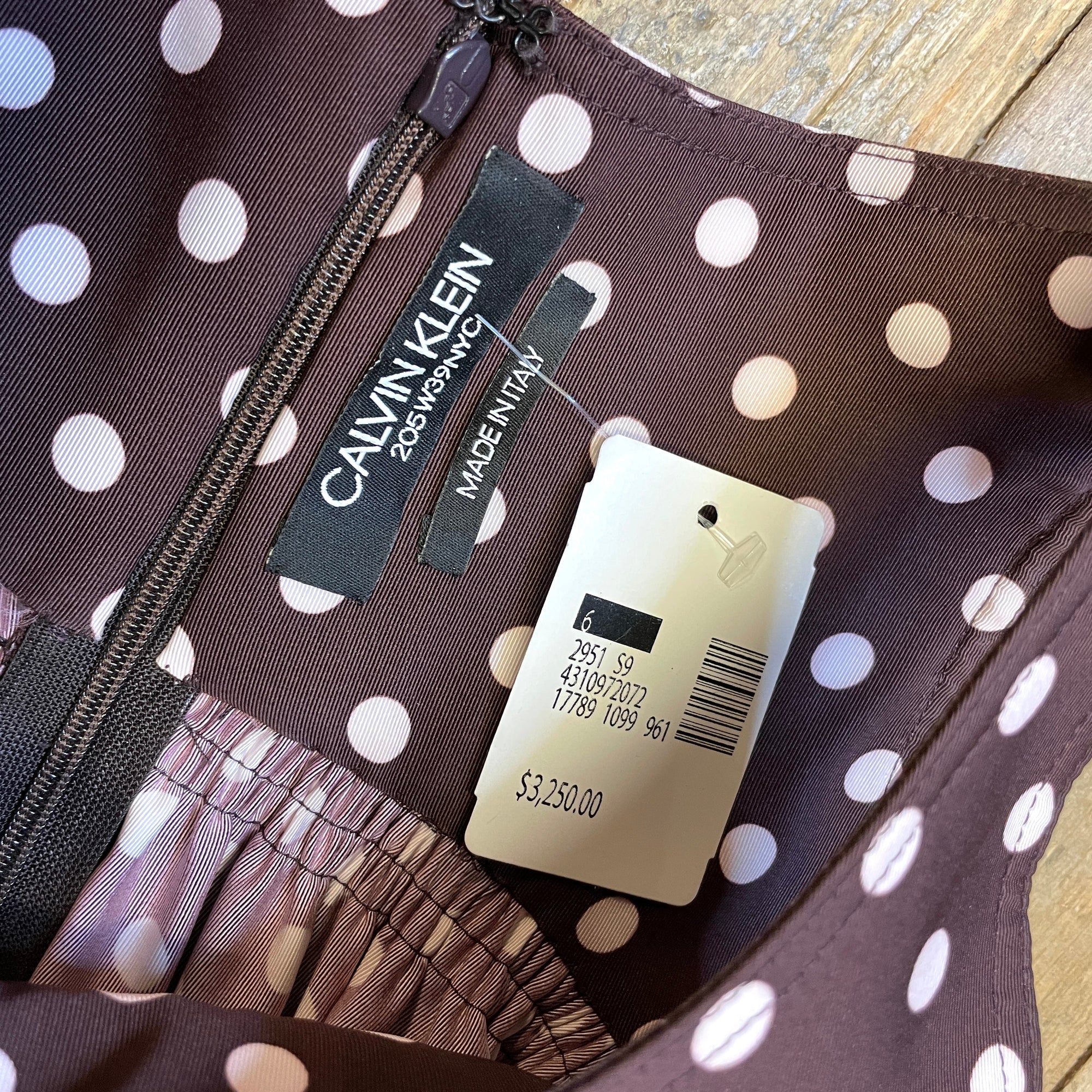 @Calvin Klein Vintage Designer Dress Size Tops Public Butter 