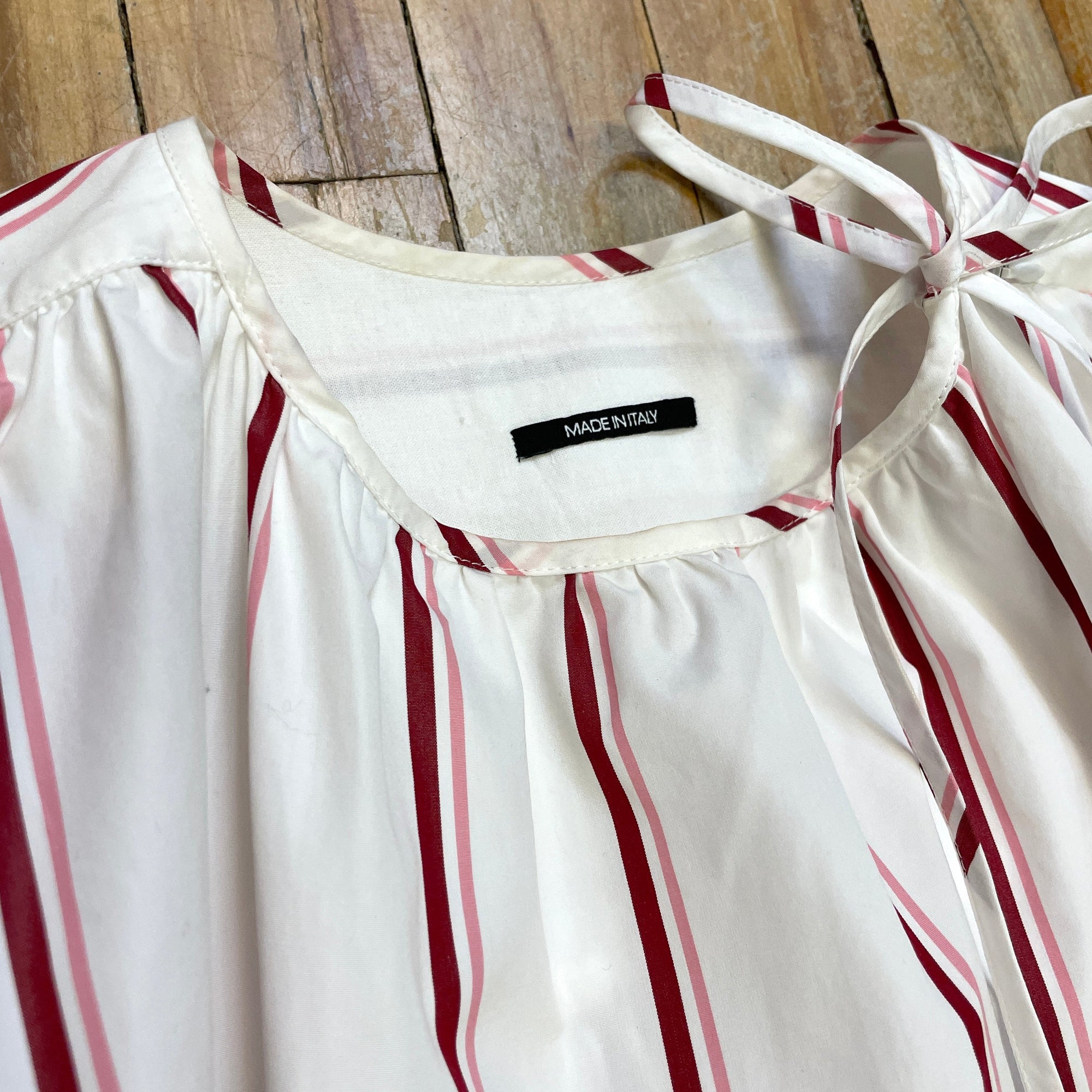 @Calvin Klein Vintage Designer Striped Top Tops Public Butter 