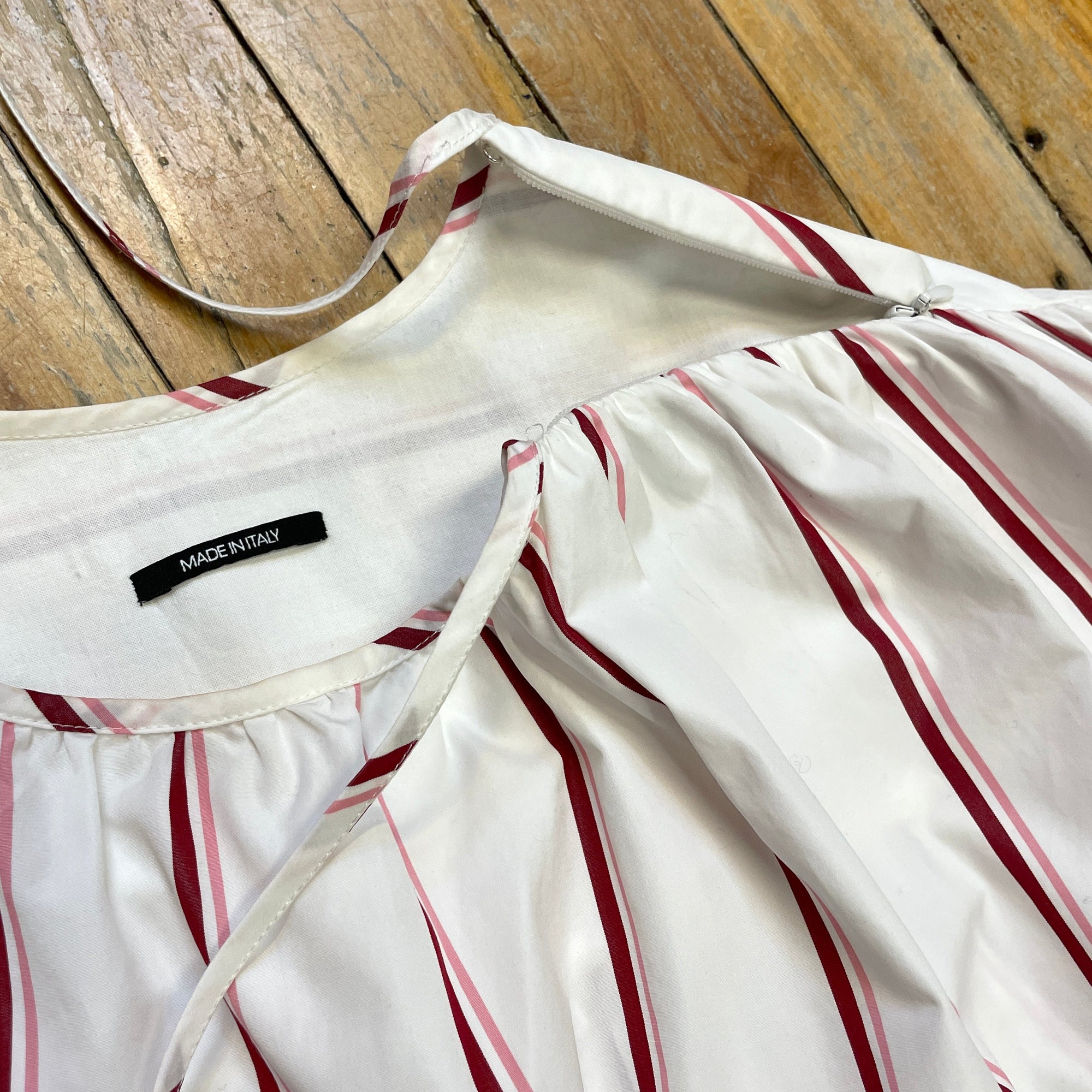 @Calvin Klein Vintage Designer Striped Top Tops Public Butter 