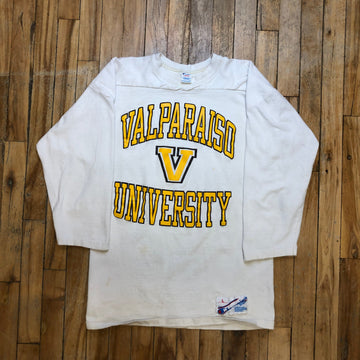 Champion Brand Valparaiso University Made In USA Vintage Jersey Style Shirt Size Medium T-Shirts Black Market Toronto 