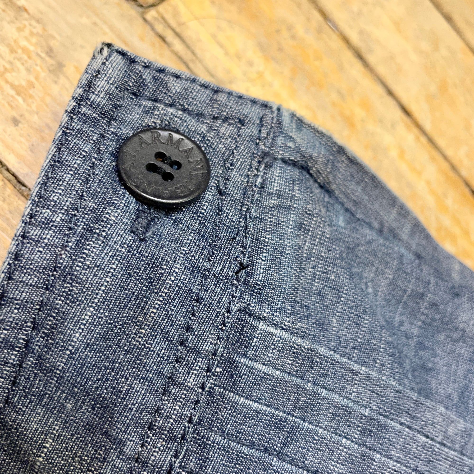 @Chanel Vintage Designer Denim Trousers Tops Public Butter 