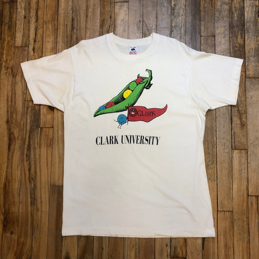 Clark University Vintage Made In USA Single Stitch T-Shirt Size XL T-Shirts Black Market Toronto 