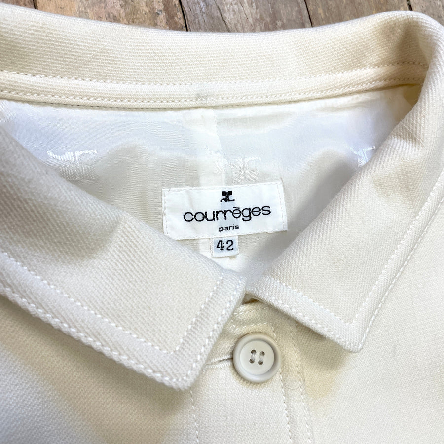 @Courreges Vintage Designer Blazer Size Tops Public Butter 