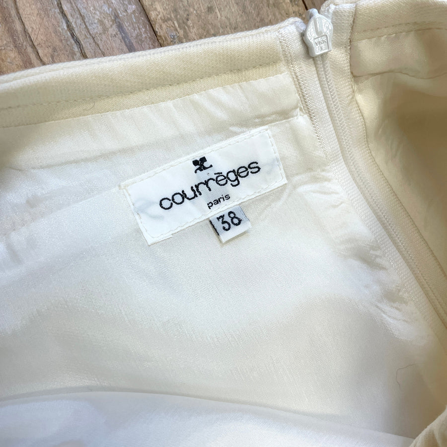 @Courreges Vintage Designer Shift Dress Size Tops Public Butter 