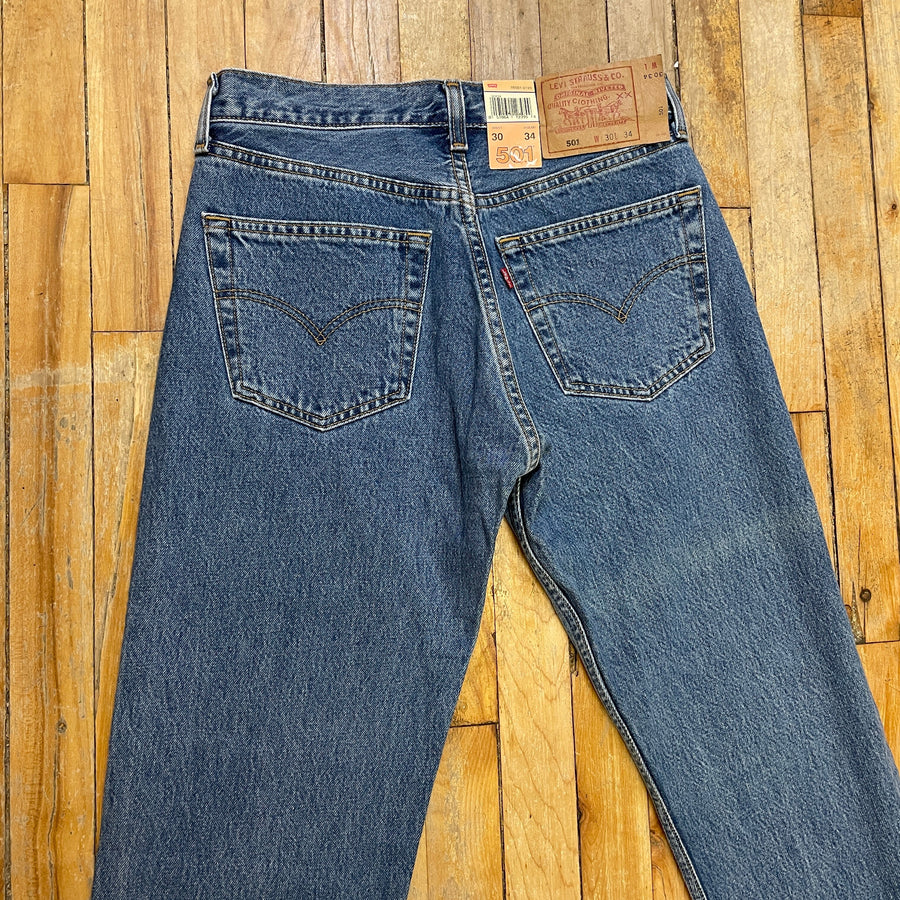 Deadstock Vintage 90s Levi's 501's Made in Canada 30