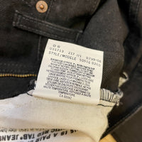 Deadstock Vintage Levi s Black 516 Slim Fit Straight Leg Denim Jeans Made in Canada 29