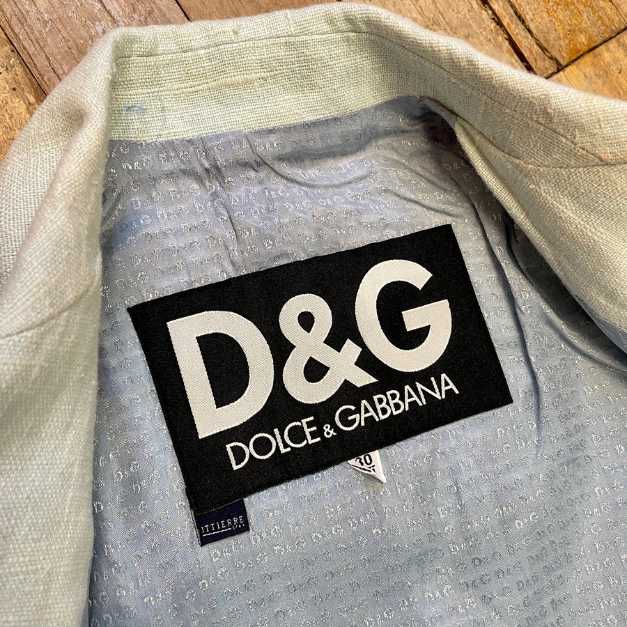 @Dolce & Gabbana Vintage Designer Suit Size Tops Public Butter 