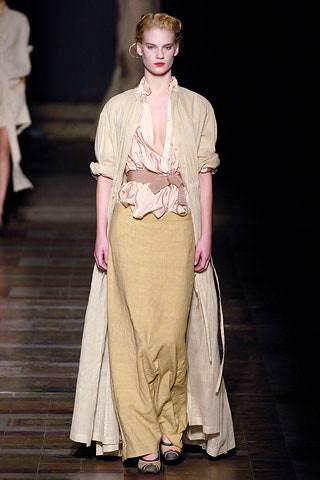 Dries Van Noten Spring '06 Vintage Designer Cotton Drawstring Jacket Size M Tops Public Butter 