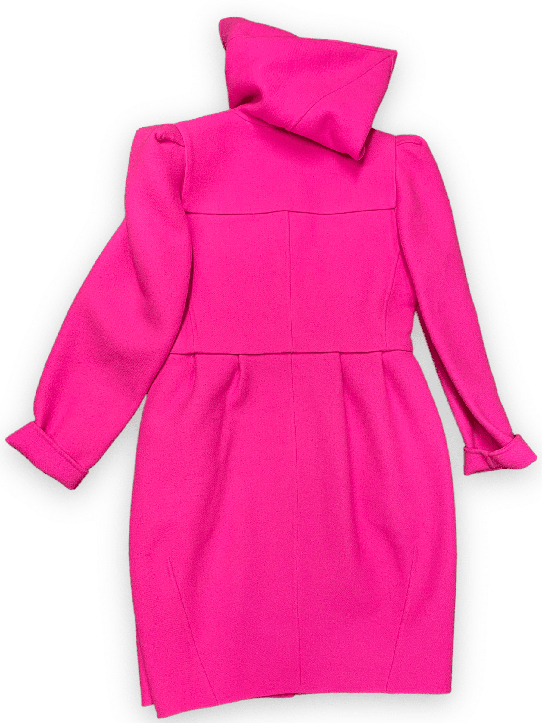 Fall 2009 Marc Jacobs Hot Pink Hooded Wool Coat Size S Jackets &amp; Coats Public Butter 