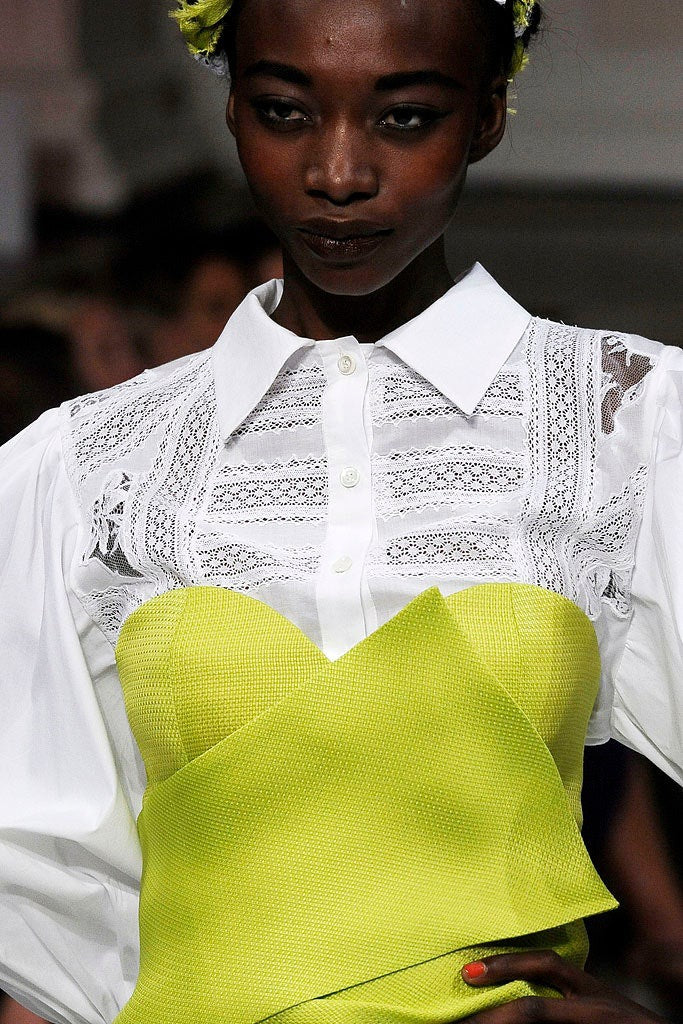 Gorgeous Oscar de la Renta Spring '10 Vintage Designer Lace Blouse Size M Tops Public Butter 