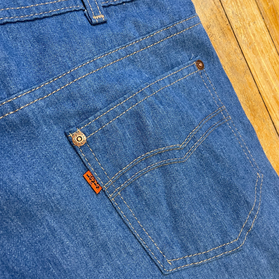 Incredible Plus Size Vintage 70s Orange Tab Levi's For Men With a