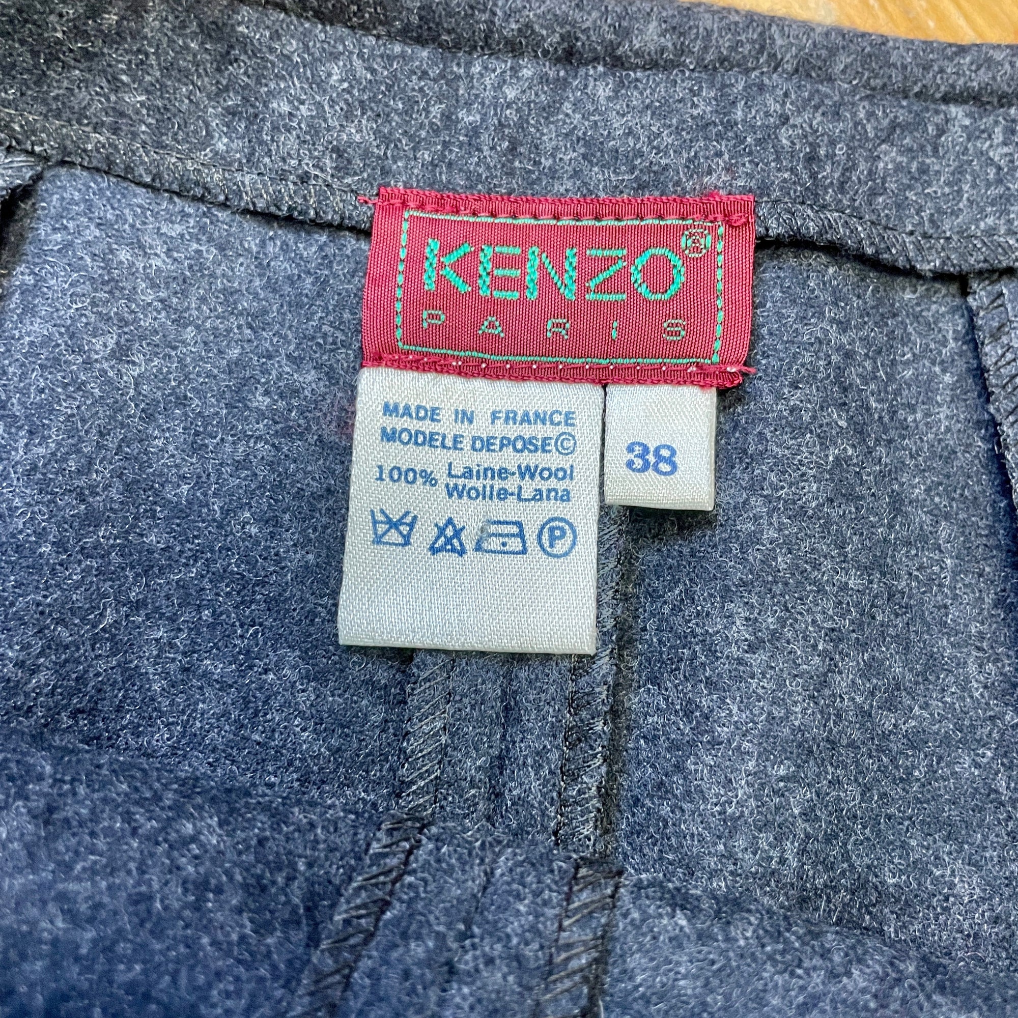 Kenzo Paris Vintage Designer Wool Skirt Tops Public Butter 